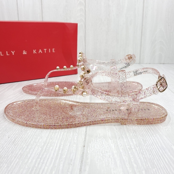 Kelly & Katie Camile Jelly Ankle Strap Sandals - Picture 6 of 6